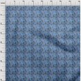 thumbnail image 4 of oneOone Cotton Cambric Medium Blue Fabric Abstracts Quilting Supplies Print Sewing Fabric By The Yard 56 Inch Wide, 4 of 5