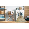thumbnail image 2 of Ahgly Company Tapis d'Intérieur Lavable en Machine Carré Transitionnel Pérun Brun, 7 Pieds Carré, 2 of 7
