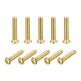thumbnail image 1 of Unique Bargains M3x16mm Brass Machine Screws, Phillips Pan Head Fastener Bolts 10Pack, 1 of 5