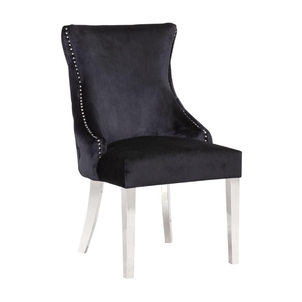CHAISE STONEFORT – ACIER en noir ENSEMBLE DE 6