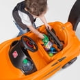 thumbnail image 4 of Step2 Toddler Children McLaren 570S Sports Car Push Pull Ride On Toy, Orange, 4 of 7