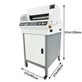 thumbnail image 2 of INTBUYING 18" 460mm Electric Heavy Paper Cutter Automatic Paper Cutting Machine Guillotine Trimmers, 2 of 12