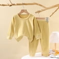 thumbnail image 2 of REDARER Girls Outfit Set Long Sleeve Top and Bottom Seamless Comfortable for Homewear Everyday Use Spring Autumn,Size:4-5 Years, 2 of 3