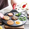 thumbnail image 4 of Yeater Mini Non-Stick Pancake Griddle Pan with 7 Vessels, 4 of 6