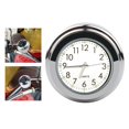 thumbnail image 2 of DYNWAVECA 22-25mm Motorcycle Handlebar Mount Clock Waterproof Handle Bar Modification Parts universal yacht Wear-Resistant , White, 2 of 8