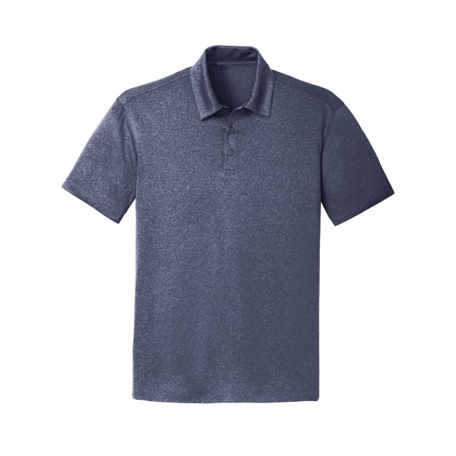 Gravity Threads Polo Chiné pour Homme Trace - True Navy Heather - Moyen