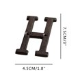 thumbnail image 1 of CEHVOM Creative Alloy Wrought Iron Number Letter Creative DIY House Letter Clearance, 1 of 2