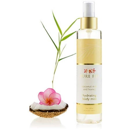 Pure Fiji Hydrating Body Mist - Moisturizing Body Spray, Coconut Milk and Honey, 7 oz