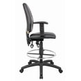 thumbnail image 2 of Nicer Furniture Multi-Function Leather Drafting Chair with Adjustable T-arms, 2 of 4