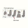 thumbnail image 3 of Estbridge 4-Season Universal Car Seat Covers  Polyester Fabric  No Padding  Easy Install with Hook  Hand-Washable/Dry Clean  Comfort Fit for All Vehicle Models, 3 of 7