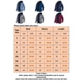 thumbnail image 2 of MAWCLOS Men's Flannel Hooded Coat Winter Plaid Jackets Sky Blue 4XL, 2 of 7