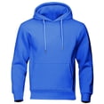 thumbnail image 2 of Mens Camo Hoodie Long Sleeve Drawstring Fleece Lined Solid Color Pullover Sweatshirts, 2 of 6