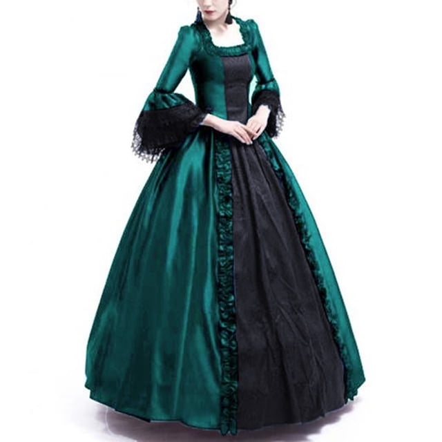 UPPADA Liquidation Robes de Cocktail Vintage pour Femmes Robe Maxi des Années 1950 Manches Évasées Robes Robe de Mariage Corset Robe de Bal Robes pour Femmes Robe de Soirée Rouge Formelle