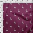 thumbnail image 2 of oneOone Silk Tabby Fabric Ethnic Ikat Printed Fabric 1 Yard 42 Inch Wide, 2 of 4