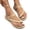 Beige-b, variant on 2025 Women's Leather Sandals Fashion Sandals Women Flip Flop Summer Sandals Women's High-Heeled Wedge Sandals for Women Casual Summer Sandals with Glittering Gold