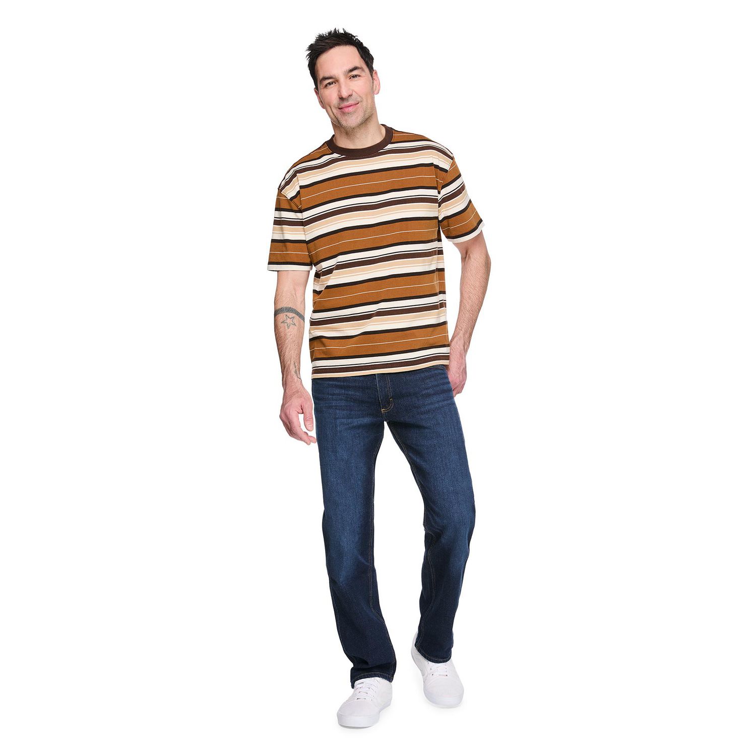 T-shirt coupe carrée George pour hommes
