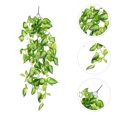 thumbnail image 3 of Faux Ornement de Vigne Mur Plante Feuille Décor Simulation Feuille Tachetée Décor, 3 of 8