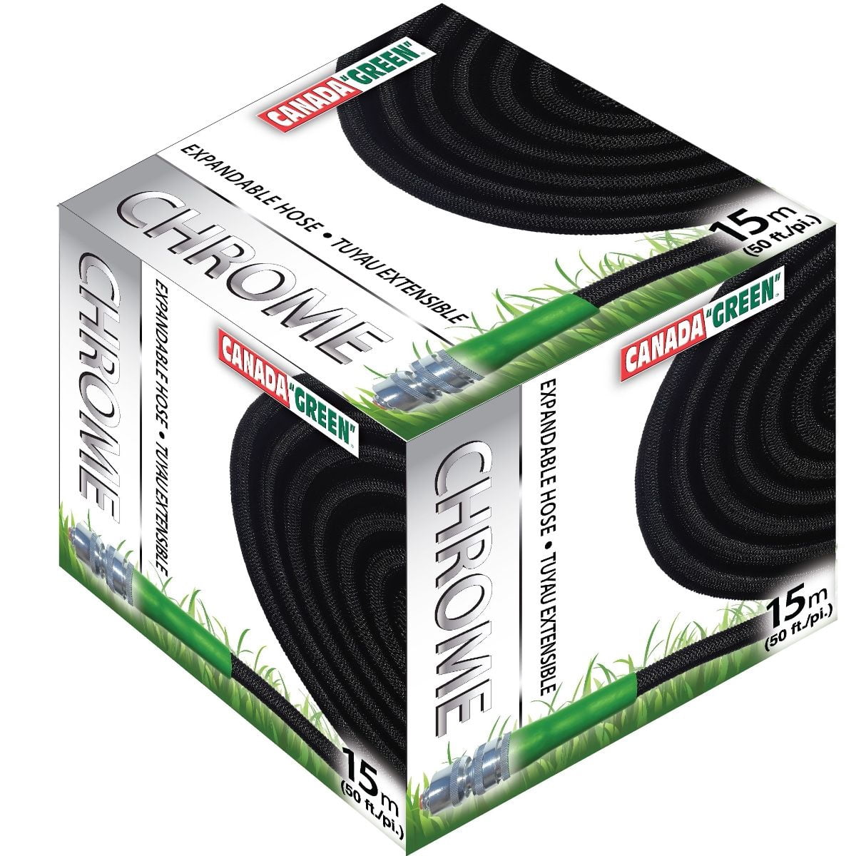 Canada Green® Expandable Hose Chrome 50 Ft