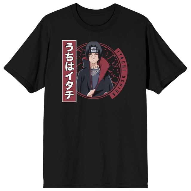 Naruto Shippuden Itachi Uchiha T-Shirt Noir