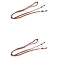 thumbnail image 4 of maskred Stretchy Universal Eyeglass Strap Non- for Slip Eyewear Retainer for Sports Dark Brown 26.77 Inch 2Set, 4 of 6