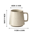 thumbnail image 2 of TIMIFIS A Mug Advanced Ceramic Cup Japanese Retro Style Mug Home Coffee Cup Coffee Cups Kitchen Gadgets, 2 of 5