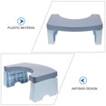 thumbnail image 3 of STRANDCHIC Durable Plastic Toilet Foot Stool for Adults Sky-blue 1Pack, 3 of 6
