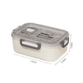 thumbnail image 2 of EGNMCR Kitchen Gadgets, Kitchen Accessories, Kitchen Utensils & Gadgets Bento Boxes For Adults - 1100 ML Bento Lunch Box For Kids Childrens With Spoon & Fork - Perfect Size For Meal Bento bin, 2 of 6