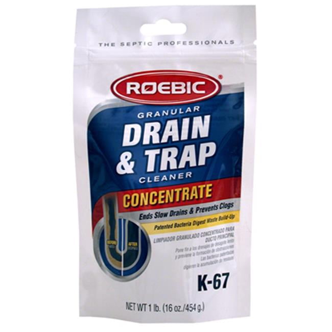 Roebic K-67BAG-12 Concentrate Bacterial Drain & Trap Cleaner - 16 oz.