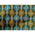 thumbnail image 4 of oneOone Cotton Poplin Fabric Swirl Ikat Decor Fabric Printed BTY 56 Inch Wide, 4 of 4