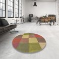 thumbnail image 4 of Ahgly Company Tapis Rectangulaire Lavable en Machine Intérieur Transitionnel Rouge Châtaigne, 7 Pieds x 10 Pieds, 4 of 7