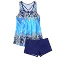 thumbnail image 1 of Babysbule Maillots de Bain Deux Pièces Takini pour Femmes, Maillots de Bain Deux Pièces pour Femmes, Imprimé Conservateur, Dos à Bretelles, Ensemble, Robe de Bain, Tenue de Bain, 1 of 4