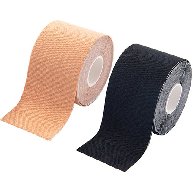 Coofit Ruban Adhésif pour Lifting des Seins pour Femmes 2 Rouleaux Ruban de Poitrine en Coton Ruban Rehausseur pour Seins