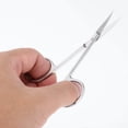 thumbnail image 3 of Cuticle Scissors Portable Durable Curved for Nail Care kit mini Cuticle Facial Hair Eyebrows, 3 of 7