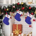 thumbnail image 1 of Knitted Hosiery Wool Hosiery Embroidered Letter Children's Candy Gift Bag Stocking Gift Bag, 1 of 3