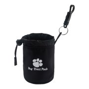 crativent Reward-Based Training Made Simple With Dog Snack Bag Walking Dog Treat Pouch black