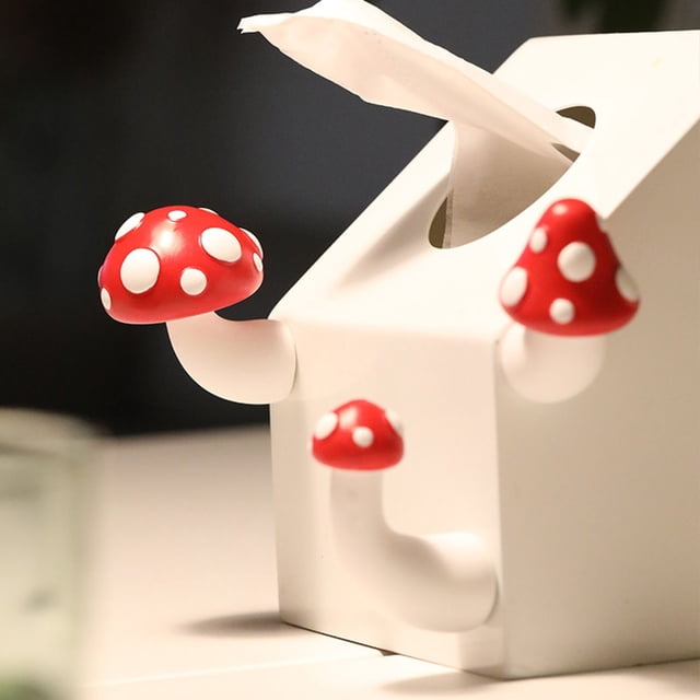 YAOMOBB Mushroom Magnetic Stick Lovely Mushroom Fridge Magnets Attractive Three Dimensional Design