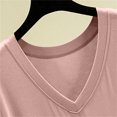 thumbnail image 3 of LSLJS Fashion Women's Short Sleeve V-Neck Dress, Plus Size Dress, 3 of 7