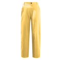 thumbnail image 4 of LSLJS Womens High Waisted Pants Women Casual Solid Color Pockets Buttons Elastic Waist Comfortable Straight Pants, 4 of 5