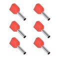 thumbnail image 2 of Kit de Connecteurs à Sertir en Cuivre, Borne de Viroles Isolées 100PCS Haute Résistance pour Fils Électriques 2x1.0mm2, 2 of 8