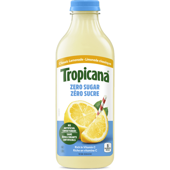 Tropicana Zero Sugar Classic Lemonade 1.36L