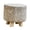 Beige, variante sur Lipstore Pouf Repose-Pieds Rond Petit Pouf Créatif pour Entrée Intérieure Chambre de Bébé Gris