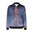 thumbnail image 3 of XZNGL Womens Casual Fashion Printed Pocket Zippered Top Coat, 3 of 5