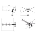 thumbnail image 5 of TV Antenna 110 Miles Amplified Digital HDTV Antenna with 360 Rotation Wireless Remote Control 26 Feet Wire, 5 of 5