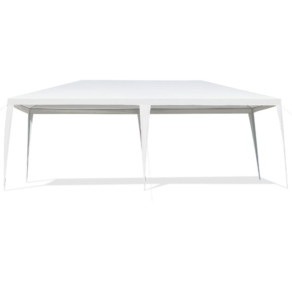 Patiojoy 10'x20' Outdoor White Wedding Party Event Tent Gazebo Canopy Pavilion