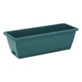 thumbnail image 2 of 4PCS Window Box Planter with Drainage Holes & Matching Saucers,17 Inch Plastic Rectangular Flower Pot for Vegetables Herbs Flower for Indoor Outdoor Garden Decor Patio Balcony Windowsill Deck Railing, 2 of 5