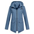 thumbnail image 1 of Birdeem Veste Décontractée pour Femmes, Extérieure, Grande Taille, à Capuche, Coupe-Vent, Ample, 1 of 1