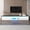 Black + White, variant on Modern TV Stand, 65 70 75 Inch Black TV Stands for Living Room, Entertainment Center with Storage, TV Console Table with Adjustable Hinge (Black)