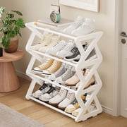 Amzcrzy Shoe Rack, Shoe Rack for Entryway, Shoe Organizer, Storage Rack, Shoe Rack Shoe Rack Organizer Four Tier Shoe Rack Daily Use Bedroom Closet Entryway Bedroom Shoe Rack