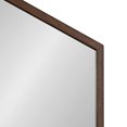 thumbnail image 3 of Kate and Laurel Rhodes Miroir Mural Hexagonal à 6 Côtés, 30,75 X 34,75 Brun Noyer, 3 of 6