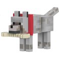 thumbnail image 1 of Minecraft-Loup-Figurine 14 cm à collectionner avec accessoires, 1 of 5